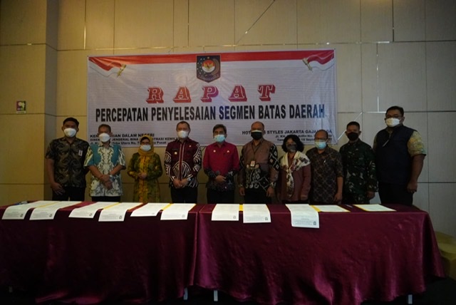 Percepatan Penyelesaian Segmen Batas Daerah Oleh Bupati Fahmi Hasilkan Kesepakatan Berita Acara