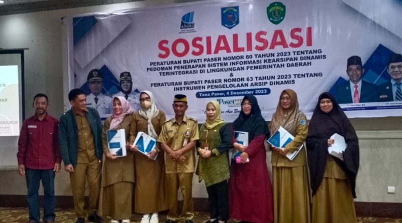 Diskarpus Paser sosialisasi Perbup pengelolaan arsip dinamis