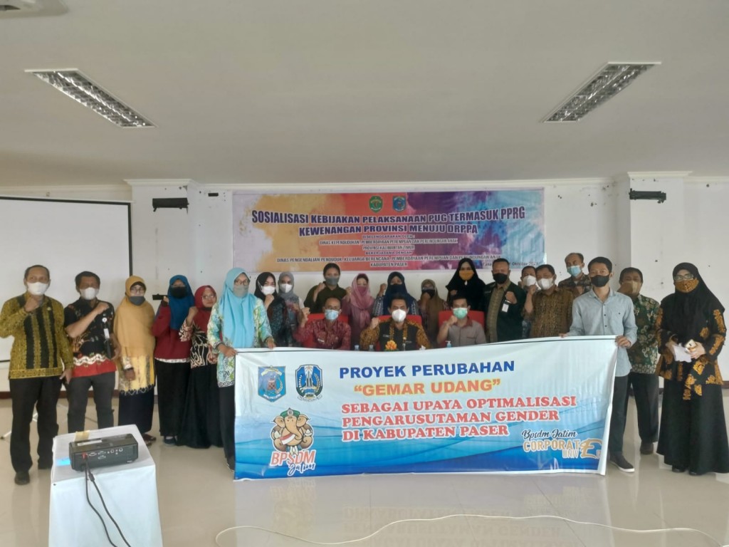 DUA DESA DI PASER DITETAPKAN SEBAGAI PERCONTOHAN DESA RAMAH PEREMPUAN DAN PEDULI ANAK