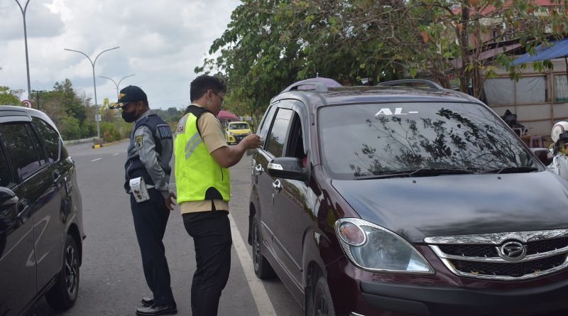 Samsat Paser razia kendaraan belum bayar pajak