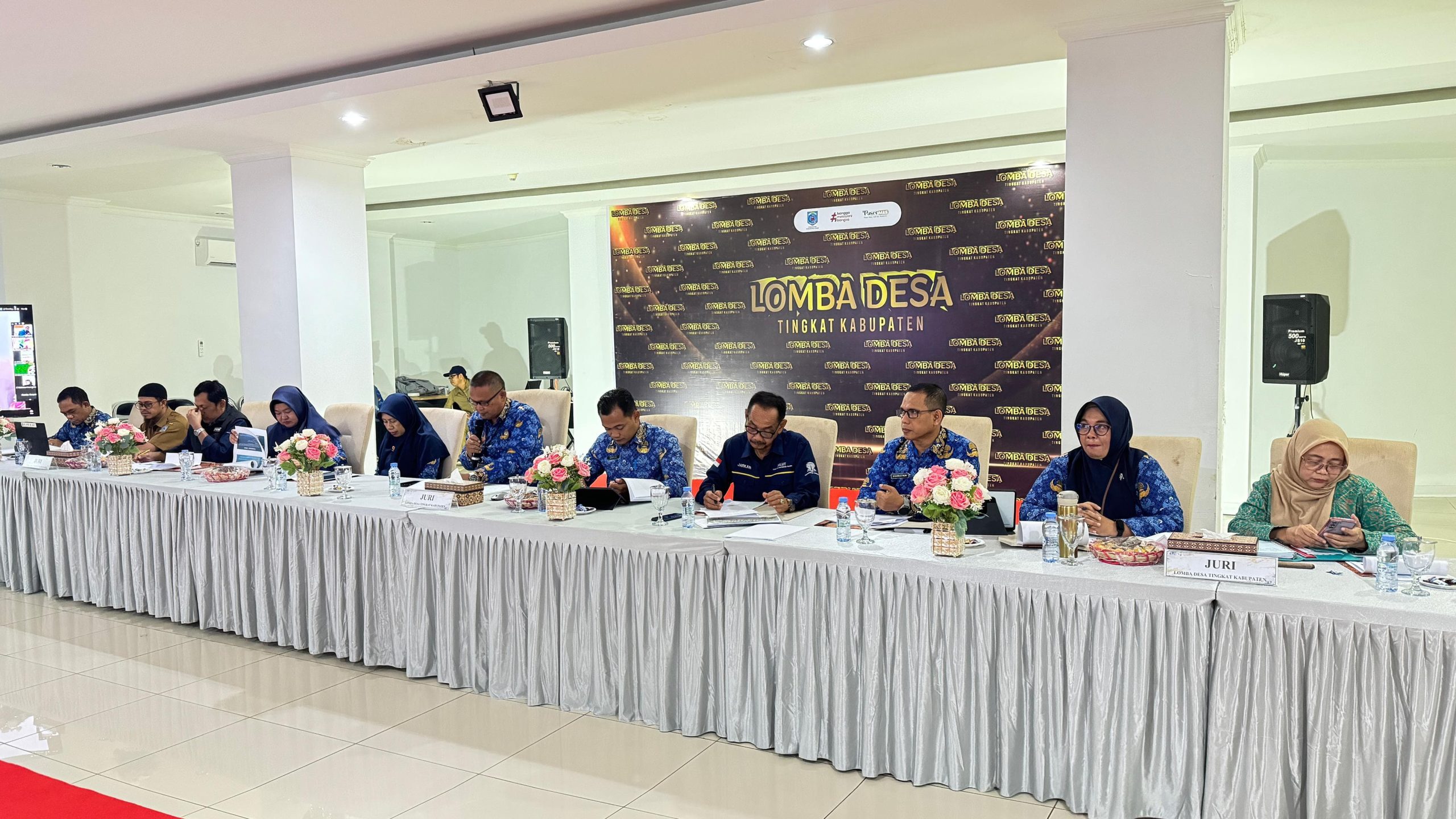 Lomba Desa dimulai, Kades Samurangau Dapat Giliran Pertama Presentasi